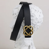 Everlyn | Women Belt with Suede Material and Knot Buckle