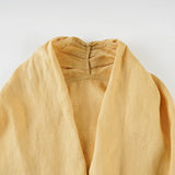 Valienne | Women Top With Linen Cross Neck