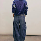 Marlowe | Women's Slouchy Denim Pants with Drawstring Waist