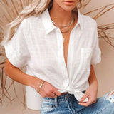 Zürich | Women Shirt With Cotton Linen Blend