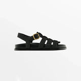 Valentina | Women's Sandals with Handwoven Straps and Buckle