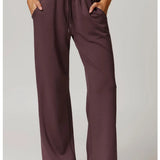 Ayla | Women's Straight Leg Running Pants with Elastic Waist