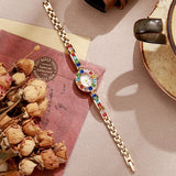 Luminelle | Women Wrist Watch with Quartz Movement and Rhinestones