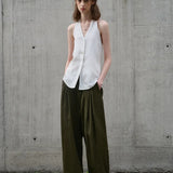 Juniper | Women Top With Linen Halter Neck