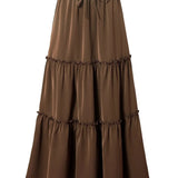 Lorette | Women's Skirt with Drawstring Waist and Side Pockets