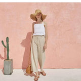 Junia | Women Top With Cotton Linen Blend