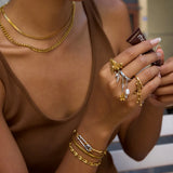 Luna | Women Ring with Charm Design and Stainless Steel