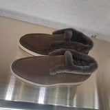 Lila | Women's Boots with Shearling Lining and Moc-Toe