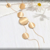Noira | Women Necklace with Drop Design and Gold Tone