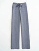 Nina | Women's Wool Knit Wide Leg Pants with High Waist