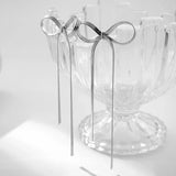 Isabelle | Women Earrings with Bow Design and Tassel