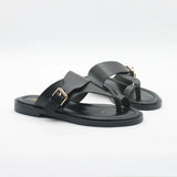 Valencia | Women's Leather Sandal with Buckle and Support