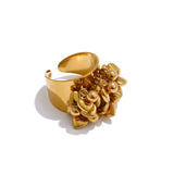 Valmara | Women Ring with Heart Charms and Gold Plating