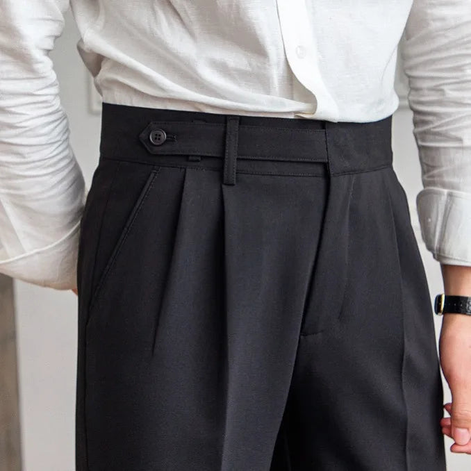 Jasper | Men's Pants with High Waist and Straight Legs