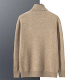 Thaddeus | Men's Cashmere Low Turtleneck Sweater