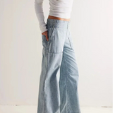Audrey | Women's Loose Fit Wide Leg Jeans with High Waist