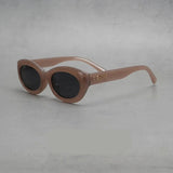 Audrey | Women's Sunglasses with Sculpted Rim and Round Lenses