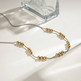 Zora | Women Necklace with Mixed Metal and Snake Chain