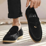Lawrence | Men's Suede Tassel Loafers with Classic Fit