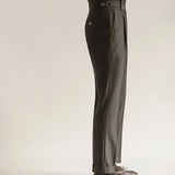 James | Men's Trousers with Pleated Front and Elastic Waistband