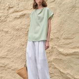 Mila | Women's Pleated Wide Leg Pants with High Waist