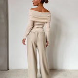 Orvieto | Women Top With Off Shoulder Knit