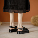 Cressida | Women's Platform Sandal with Buckles and Insoles