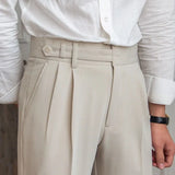 Jasper | Men's Pants with High Waist and Straight Legs