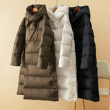 Isabella | Women's Full-Length Duck Down Parka with Structured Hood