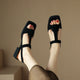 Mirea | Women Sandals with T-Strap and Cushioned Heel