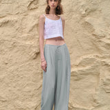 Mila | Women's Pleated Wide Leg Pants with High Waist