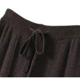 Sandrine | Women's Merino Wool Wide Leg Trousers with High Waist