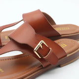 Valencia | Women's Leather Sandal with Buckle and Support