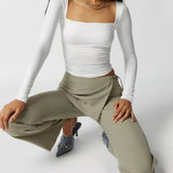 Tuscany | Women Top With Square Neck Slim Fit