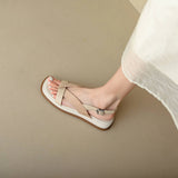 Valetta | Women's Platform Sandals with Cross-Strap and Buckle