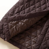 Maren | Women's Diamond Quilted Long Coat with Drawstring Waist