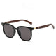 Sarah | | Women's Sunglasses with Wooden Arms and Square Frame