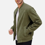 Laricci | Men’s Refined Suede Bomber Jacket