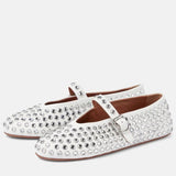 Emmeline | Women’s Mary Janes with Crystal-Studded Leather