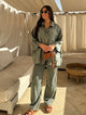 Taylor | Women's Cotton Linen Two Piece Set Trousers