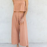 Anya | Women's Culotte Pants with Pleated Front Detail