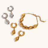 Velda | Women Bracelet with Beads and Gold Finish