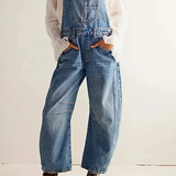 Marceline | Women's Oversized Cotton Denim Overalls with Adjustable Straps