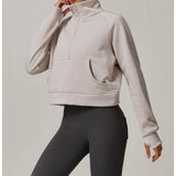Taylor | Women's Half-Zip Fleece Hoodie for Workout and Training