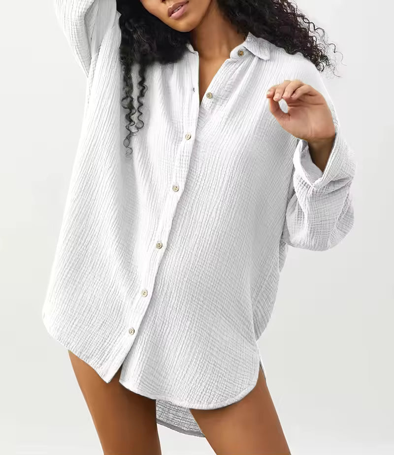 Florentine | Women Shirt With Cotton Gauze Muslin