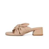 Corinne | Women's Slingback Sandals with Knot and Microfiber