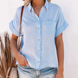 Zürich | Women Shirt With Cotton Linen Blend