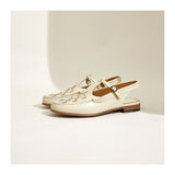 Nerissa | Women's Sandals with Slingback and Woven Detail