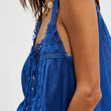 Fiorella | Women Camisole With Lace Trim Detail