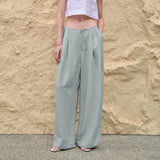 Mila | Women's Pleated Wide Leg Pants with High Waist